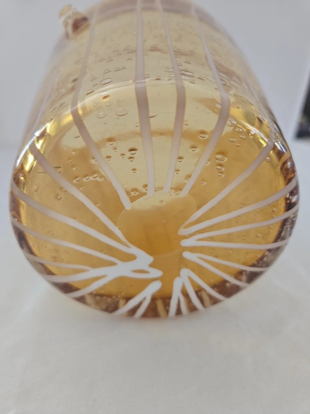 Vintage Murano Venini For Disaronno Amber Ice Bucket